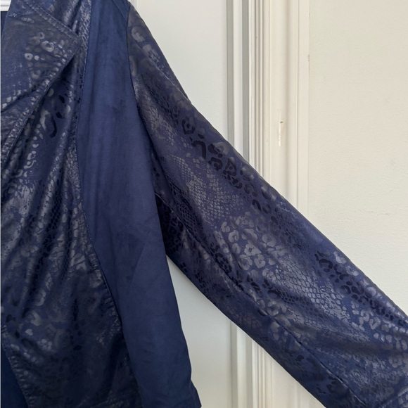 Chicos Elegant Blue Women's Jacket - Picture 2 of 5